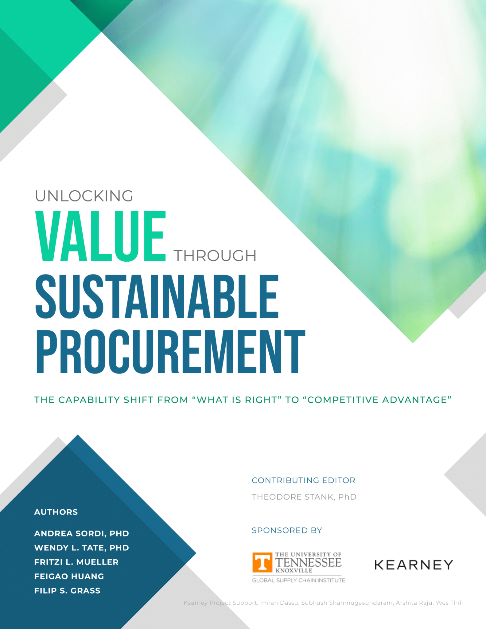 A Framework For Sustainable Procurement And Supply Chain Management ...