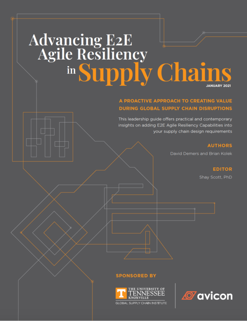 White Paper Cover: Advancing E2E Agile Resiliency in Supply Chains