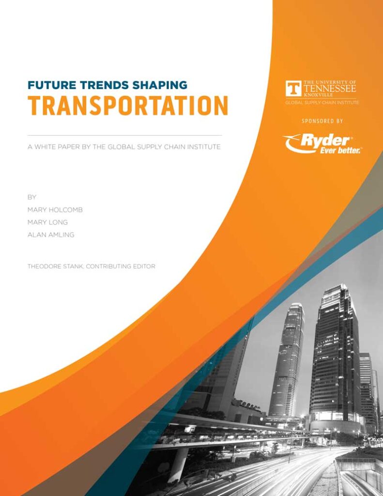 White Paper Cover: Future Trends Shaping Transportation